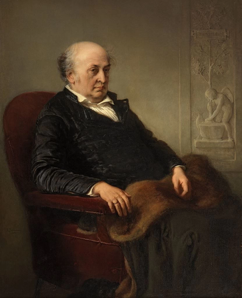 Eduard Bendemann - Ritratto di Wilhelm von Schadow, Museo di Anversa